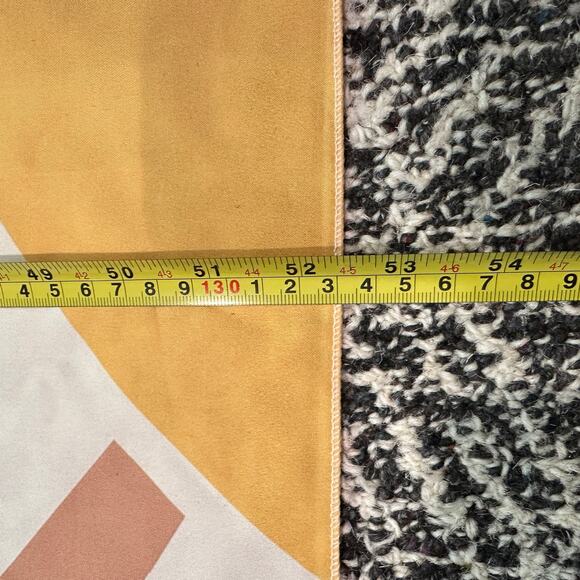 Bohemian Tapestry Hanging  Bedroom Wall Decor Rainbow Sunrise Geometric Vtg 70s - Picture 4 of 6